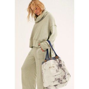 FREE PEOPLE Fremont Mixed Material Reversible Tote
